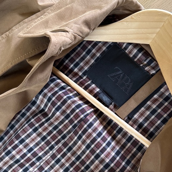 Zara Brown Trench Coat - Picture 3 of 3